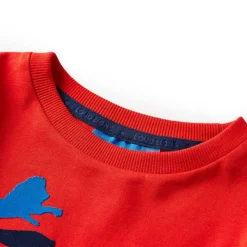 Kindershirt met lange mouwen 104 rood