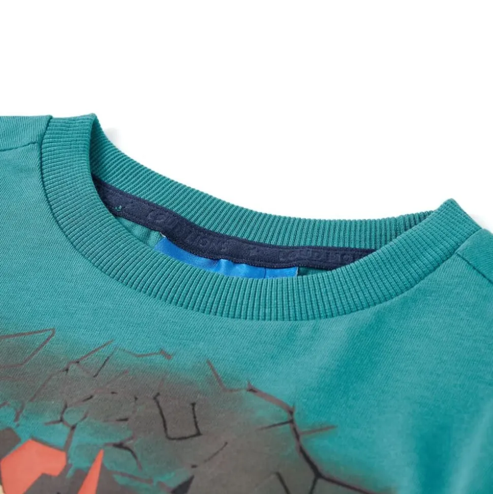 Kindershirt met lange mouwen 104 donkerzeeblauw