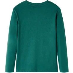 Kindershirt met lange mouwen 92 groen