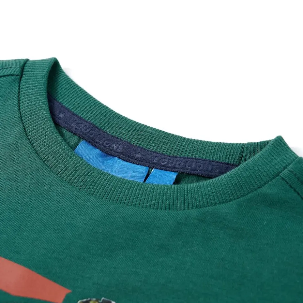 Kindershirt met lange mouwen 92 groen