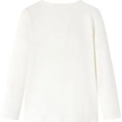 Kindershirt met lange mouwen 104 ecru