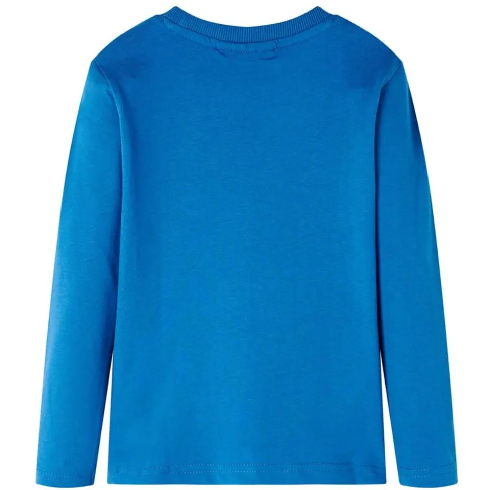 Kindershirt met lange mouwen 104 petrol