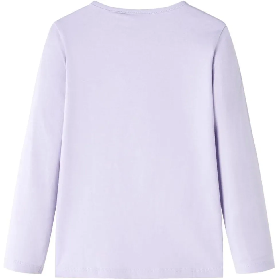 Kindershirt met lange mouwen 104 lichtlila