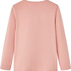 Kindershirt met lange mouwen 128 lichtroze
