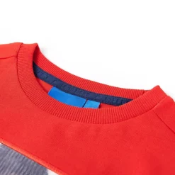 Kindershirt met lange mouwen 128 rood