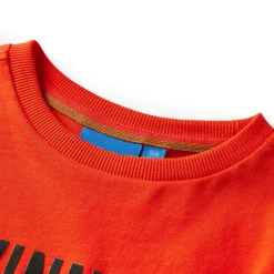Kindershirt met lange mouwen 104 felroranje