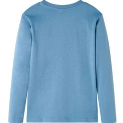 Kindershirt met lange mouwen 92 medium blauw
