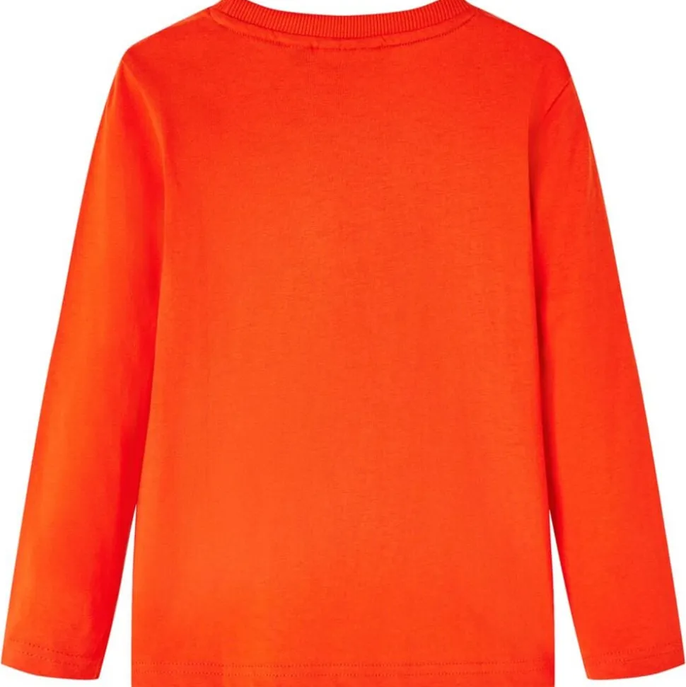 Kindershirt met lange mouwen 104 felroranje