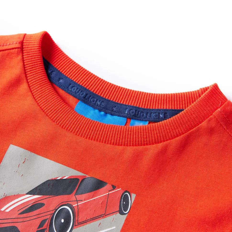 Kindershirt met lange mouwen 104 felroranje