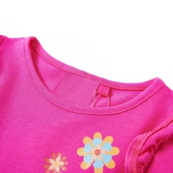 Kindershirt met lange mouwen 104 donkerroze