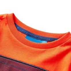 Kindershirt met lange mouwen 104 feloranje
