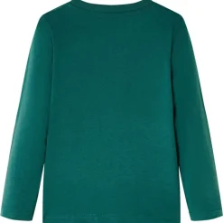 Kindershirt met lange mouwen 116 groen
