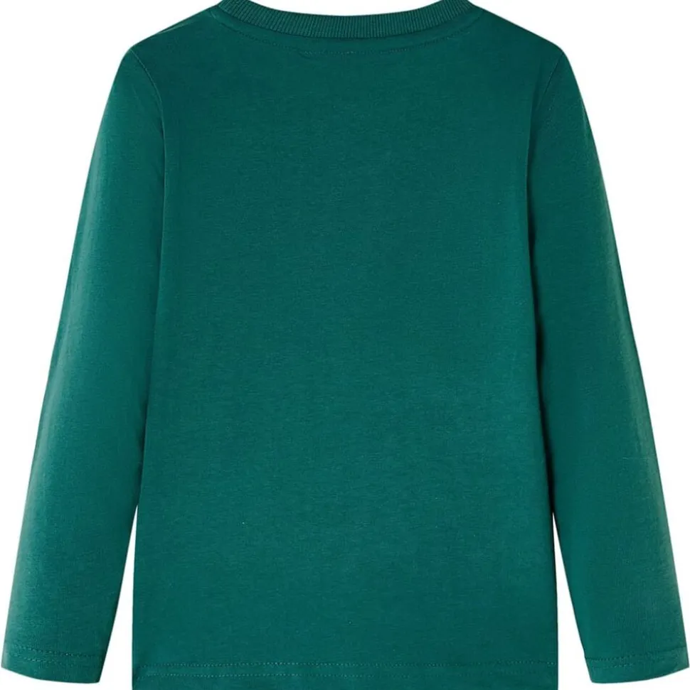 Kindershirt met lange mouwen 116 groen