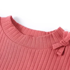 Kindershirt met lange mouwen 92 oudroze