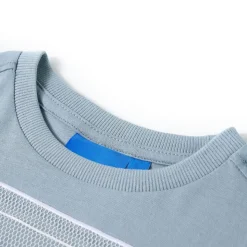 Kindershirt met lange mouwen 92 lichtblauw