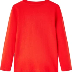 Kindershirt met lange mouwen 104 rood