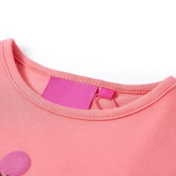 Kindershirt met lange mouwen 104 roze