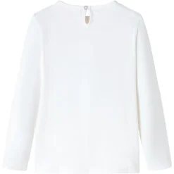 Kindershirt met lange mouwen 116 ecru