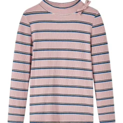 Kindershirt met lange mouwen 128 lichtroze