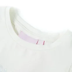 Kindershirt met mouwen met ruches 104 wit