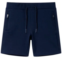 Kindershort 116 marineblauw