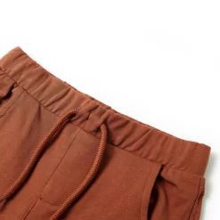 Kindershort met trekkoord 92 bruin