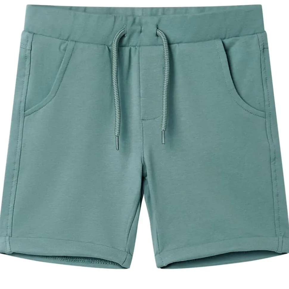 Kindershort met trekkoord 92 oudpetrol