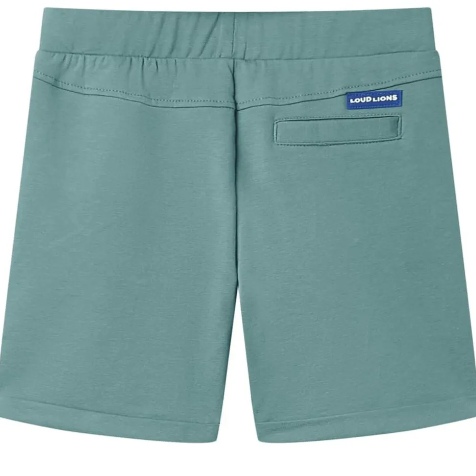 Kindershort met trekkoord 92 oudpetrol