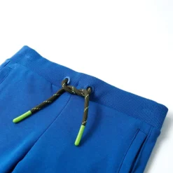 Kindershort met trekkoord 104 blauw