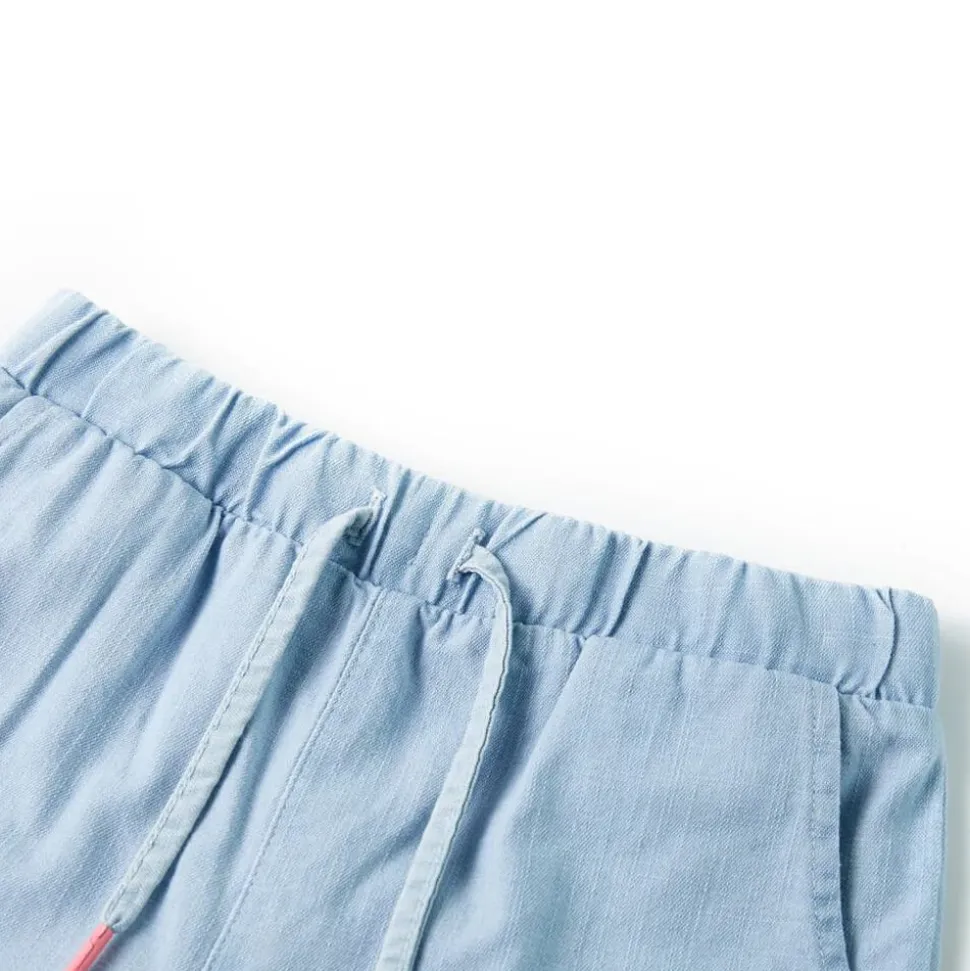 Kindershorts 92 zachtdenimblauw