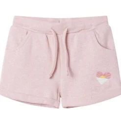 Kindershorts met trekkoord 116 gemengd lichtroze