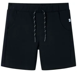 Kindershorts met trekkoord 92 marineblauw