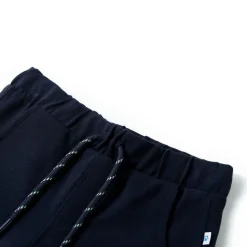 Kindershorts met trekkoord 92 marineblauw