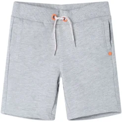 Kindershorts met trekkoord 104 grijs