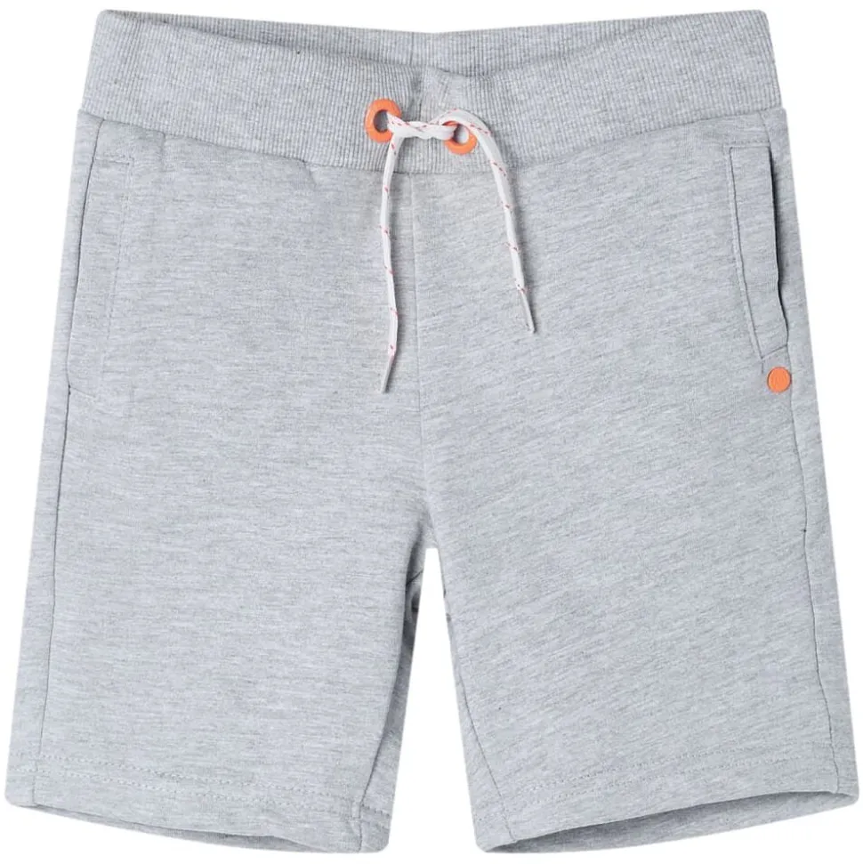 Kindershorts met trekkoord 104 grijs