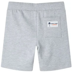 Kindershorts met trekkoord 104 grijs
