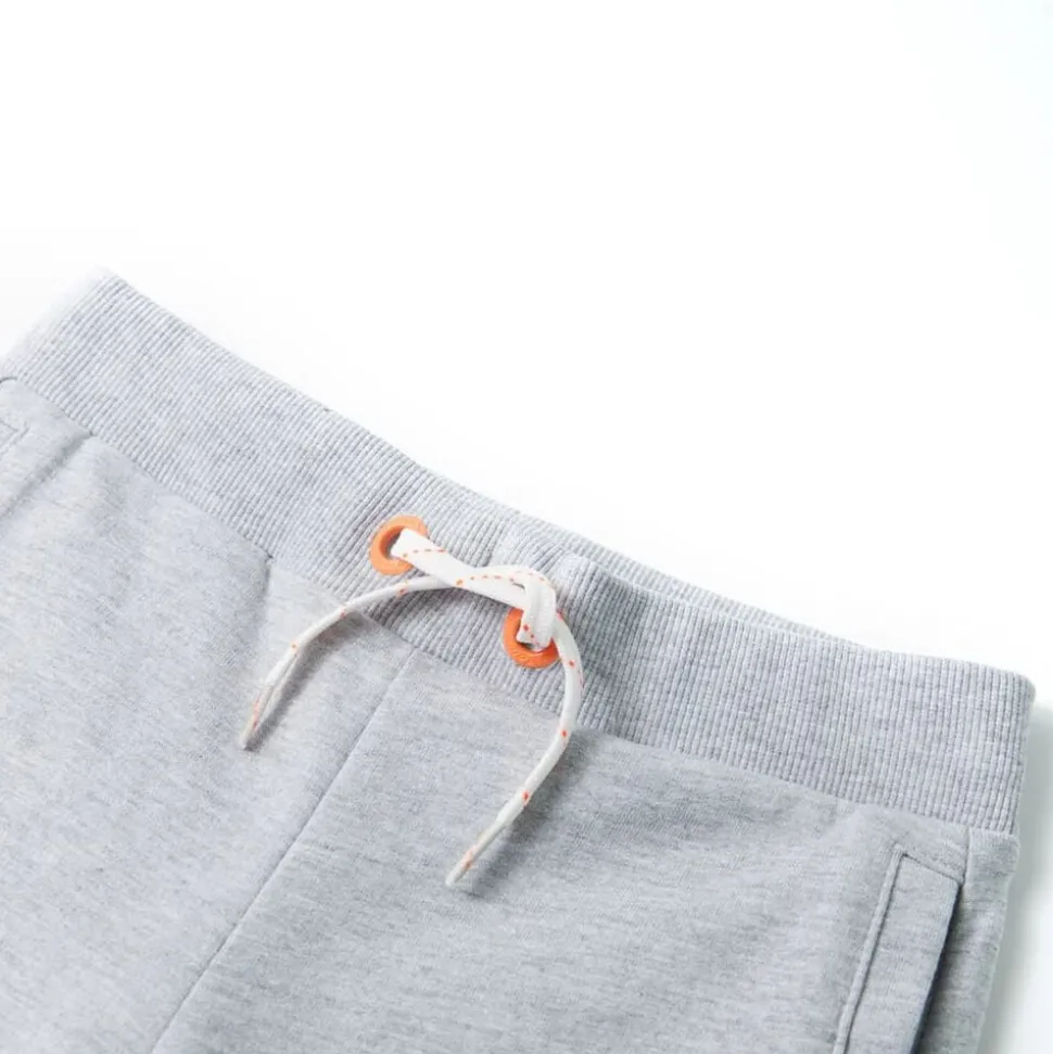 Kindershorts met trekkoord 104 grijs
