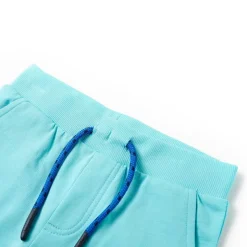 Kindershorts met trekkoord 128 zeeblauw