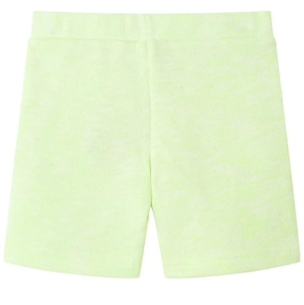 Kindershorts met trekkoord 140 neongeel