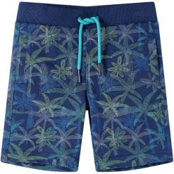 Kindershorts met trekkoord 104 marineblauw