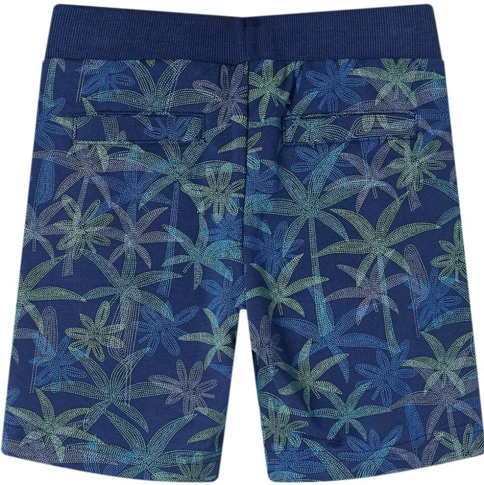 Kindershorts met trekkoord 104 marineblauw
