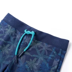 Kindershorts met trekkoord 104 marineblauw