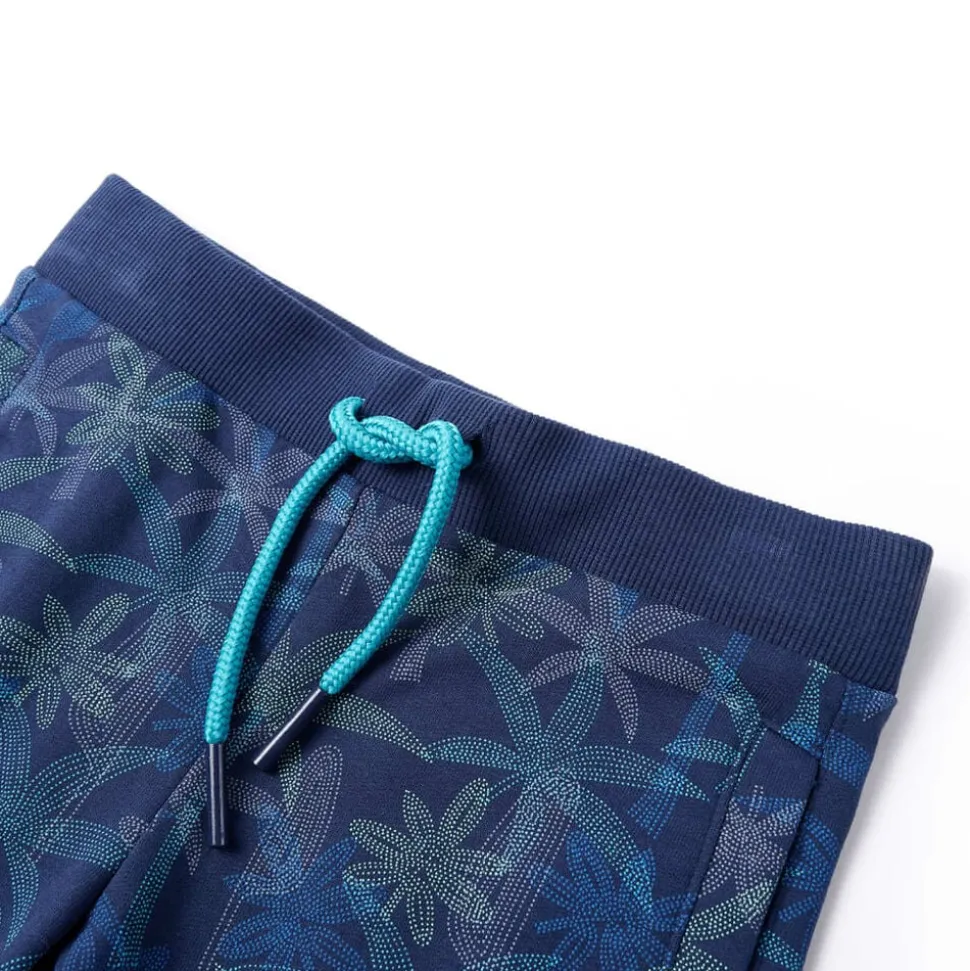 Kindershorts met trekkoord 104 marineblauw