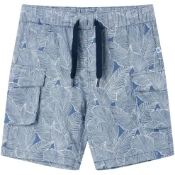 Kindershorts met trekkoord 104 donkerblauw