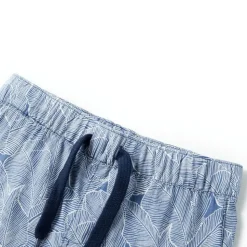 Kindershorts met trekkoord 104 donkerblauw
