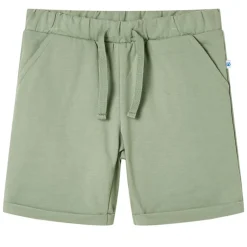 Kindershorts met trekkoord 92 lichtkaki