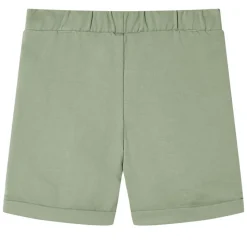 Kindershorts met trekkoord 92 lichtkaki
