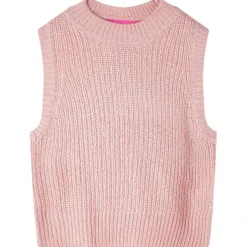 Kinderspencer gebreid 92 lichtroze