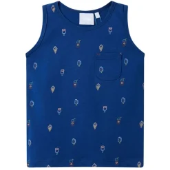Kindertopje 128 donkerblauw