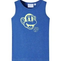 Kindertopje 92 gemêleerd blauw
